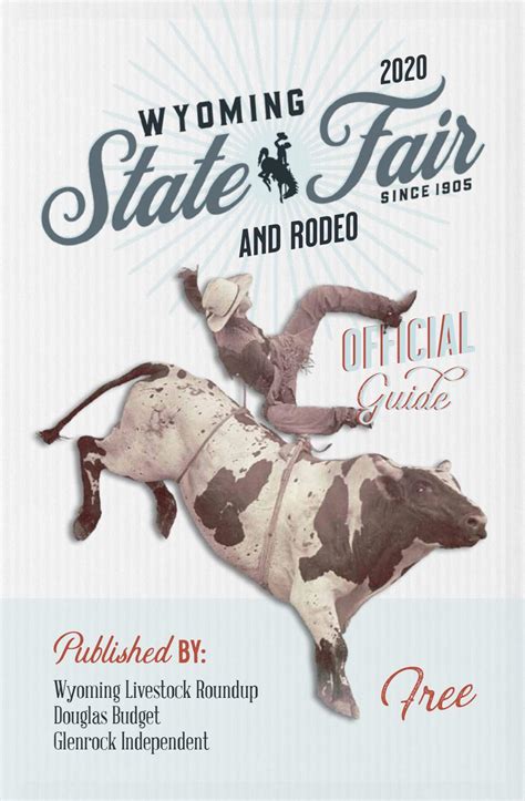 2020 Wy State Fair And Rodeo Special Edition By Wyoming Livestock