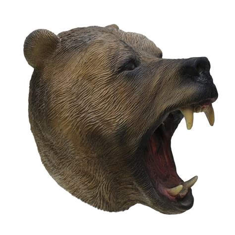 Best Selling Realistic Grizzly Bear Latex Mask In Party Masks From Home