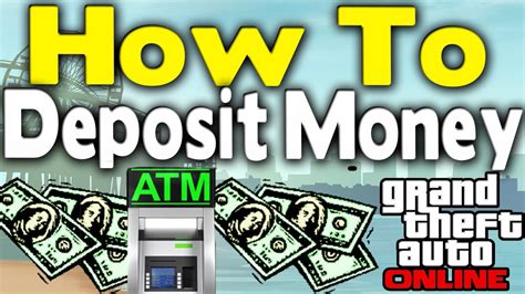 Gta Online How To Deposit Money Atms Explained Gta V Multiplayer