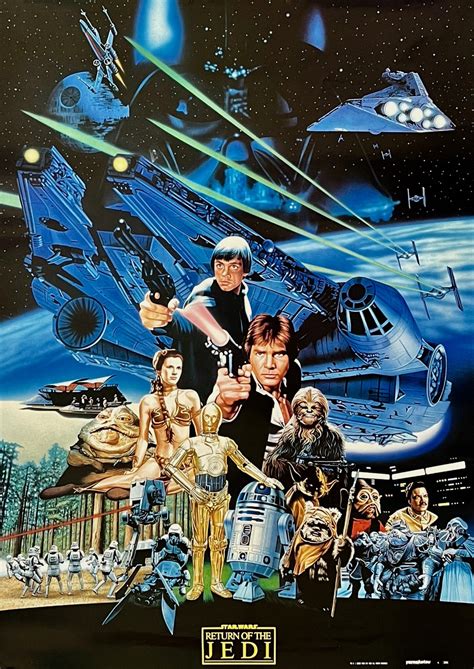 Star Wars Episode Vi Return Of The Jedi Movie Poster Yamakatsu B