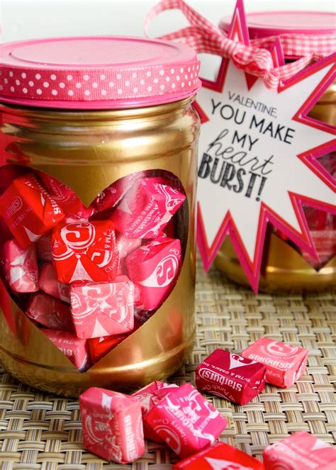You Make My Heart Burst Valentine Treat Jars The Homes I Have Made