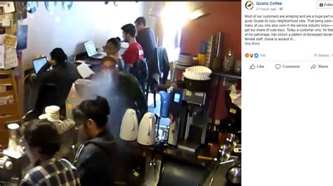 Caught On Camera Video Shows Man Spitting In Face Of Barista At Dc