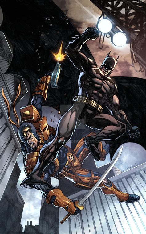 Batman Vs Deathstroke By Jey2dworld On Deviantart