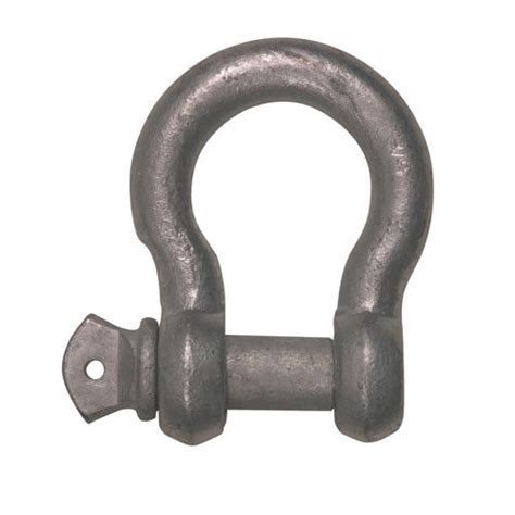 Screw Pin Anchor Shackles Non Rated Commercial Hot Dip Galvanized