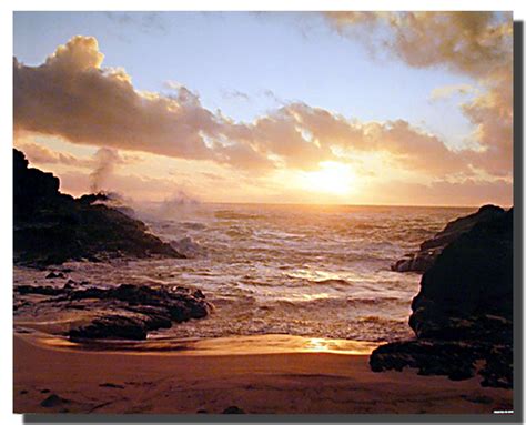Coastal Sunrise On Ocean Beach Poster Nature Ppsters Sunset Posters