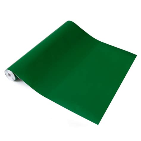 Dc Fix Matt Hunters Green Sticky Back Plastic Vinyl Wrap Film 1m To