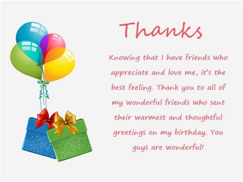 Thank You For Birthday Wishes Images