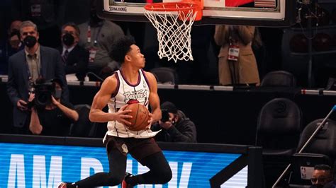 2021 Nba Slam Dunk Contest Every Finish From Anfernee Simons Obi Toppin And Cassius Stanley