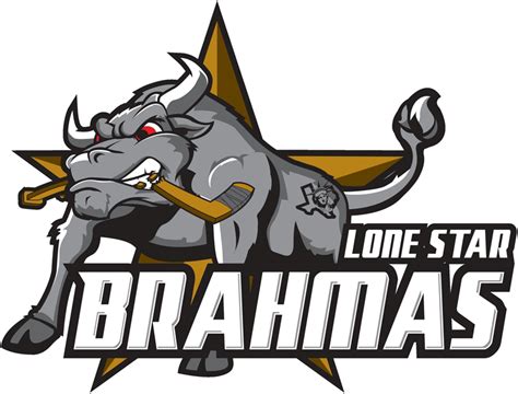 Lone Star Brahmas Alternate Logo North American Hockey League Nahl
