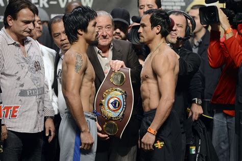 Pacquiao Vs Marquez Results Live Round 5 Marquez Knocked Down