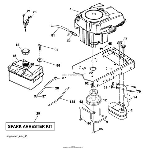 Husqvarna Yth20k46 240464 2012 11 Parts Diagram For Engine