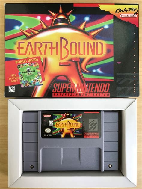 Earthbound Snes Us Version With Retail Box