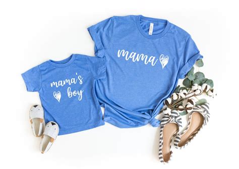 Mommy And Me Shirt Mother And Son Matching Shirts Mommy And Etsy