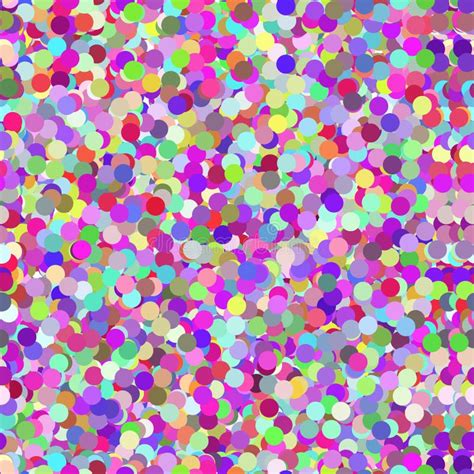 Abstract Colorful Confetti Seamless Background Stock Vector