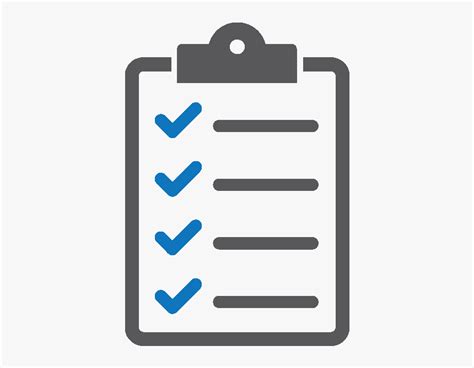 Checklist Standard Operating Procedure Icon Hd Png Download