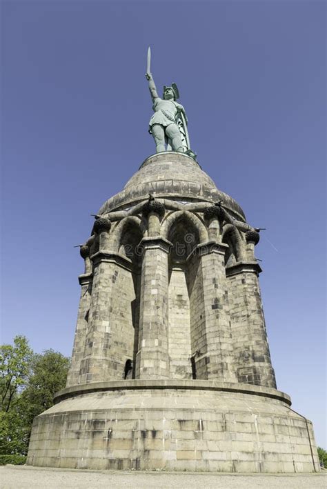 Hermann S Monument Or Hermannsdenkmal Lippe Germany Stock Photo