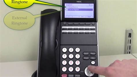 Nec Voip Phones Change Ringtone Youtube