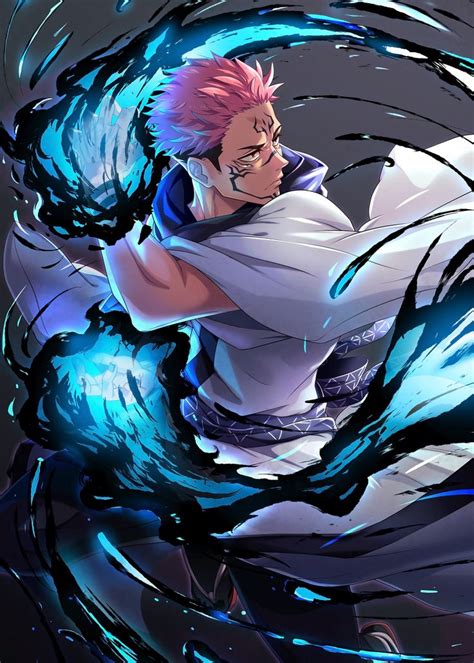 Jujutsu Kaisen Sukuna Poster By Terpres Cool Anime Pictures Jujutsu