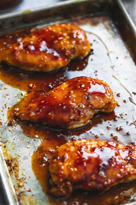 Jun 25, 2020 · sticky, sweet & spicy grilled ginger chicken with a flavorful sweet and spicy soy ginger glaze. Baked Sweet & Spicy Chicken | Creme De La Crumb