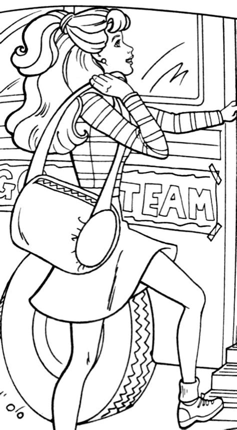 Pin By Tsvetelina On Barbie Coloring Part Barbie Coloring Pages