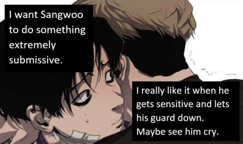 “i want sangwoo to do something extremely killing stalking confessions