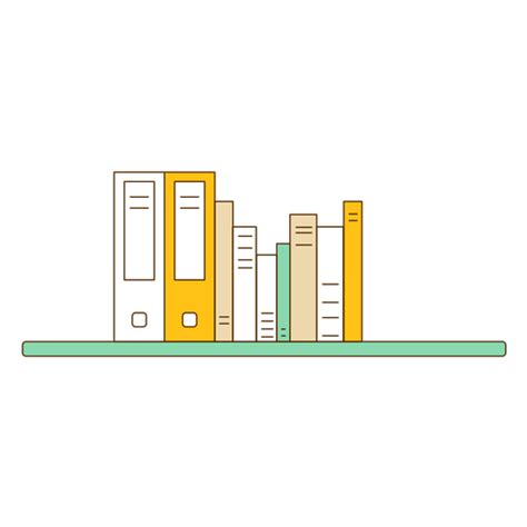 Office Wall Bookshelf Icon Transparent Png And Svg Vector File