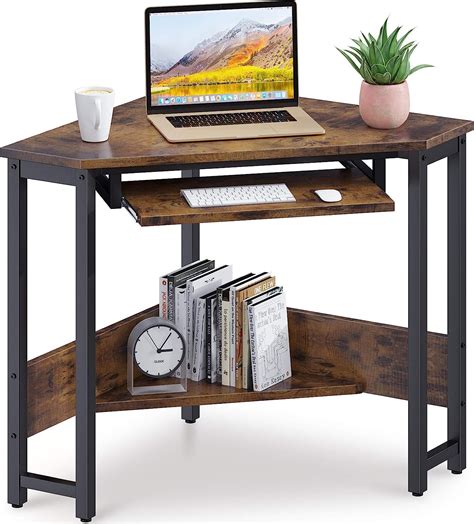 Buy Odk Corner Desk Triangle Computer Desk Small Desk Sturdy Steel