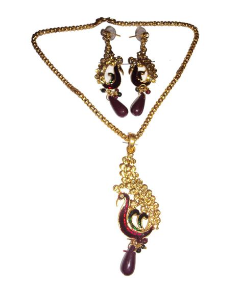 Hand Art Kundan Jewellery Set Hatj43 Diwali T For Sister Wife Girlfriend Buy Hand Art