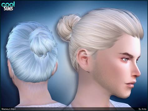 My Sims 4 Blog Anto Blackout Hair For Males