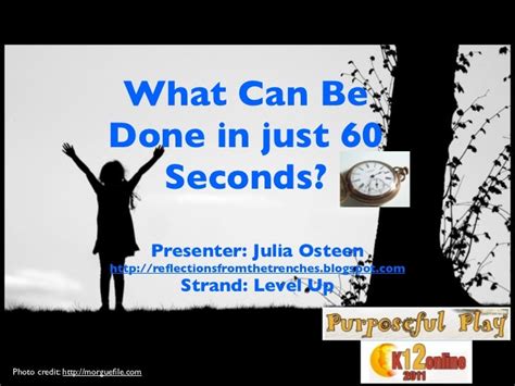What Can Be Done In Just 60 Seconds