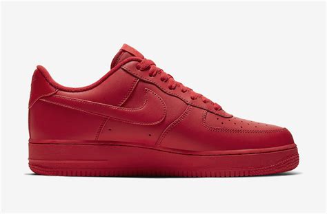 Official Images Nike Air Force 1 Low Triple Red •