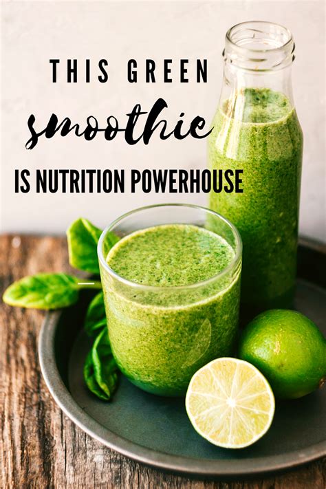 The Healthiest Green Smoothie Nutrition Powerhouse Healthy Green