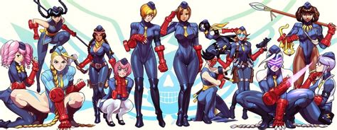 cammy white juni decapre juli noembelu and 8 more street fighter and 2 more drawn by