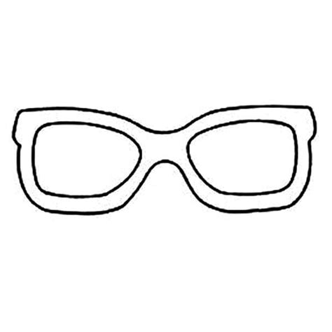 Picture Of Eyeglasses Coloring Pages Kids Play Color Cute Glasses