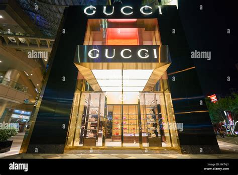 Shenzhen China February 05 2016 Gucci Store In Shenzhen Gucci Is