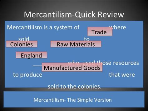 Mercantilism Simplified