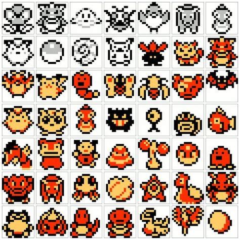 We also include all the different forms and genders where appropriate. #PokemonGo on Twitter | Pixel art, Pokemon sprites ...