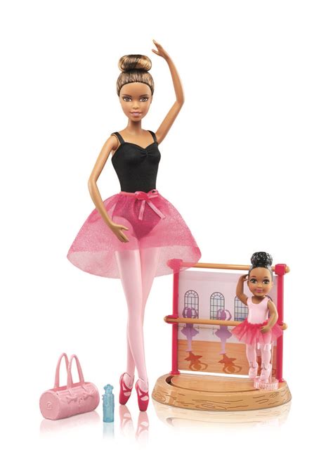 Barbie Careers Ballet Instructor African American Doll Playset