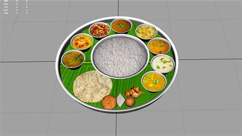 Rice Meals Food 3d Model 3d Model Cgtrader