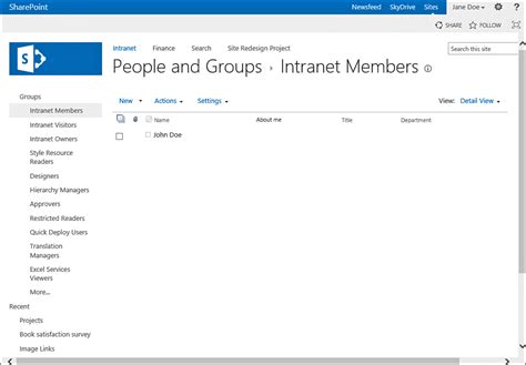 Sharepoint 2013 Managing Security See Who Is A Member Of A