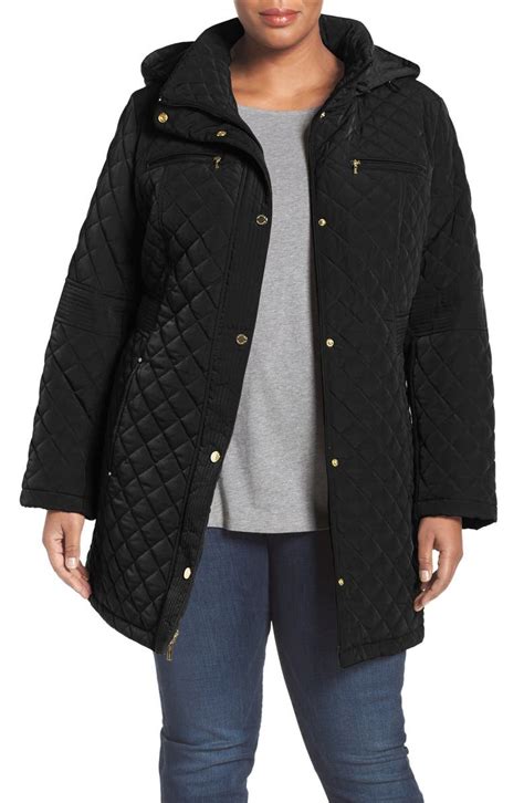 Gallery Diamond Quilted Jacket Plus Size Nordstrom