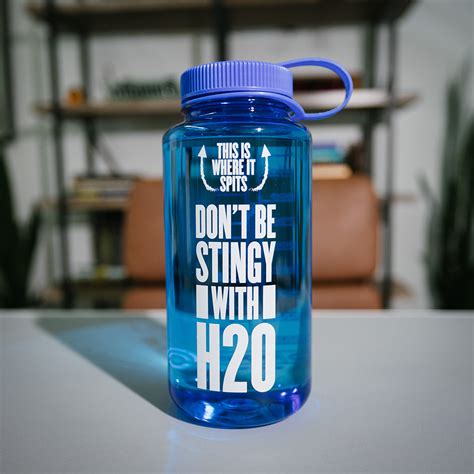 Dont Be Stingy Nalgene Water Bottle Ymh Studios Online Store