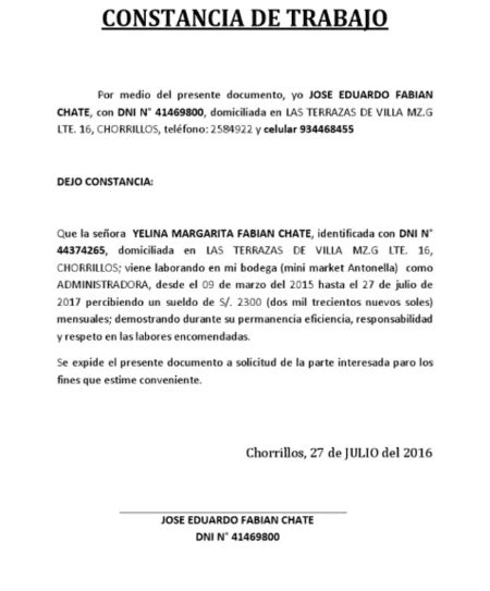 Cómo Sacar La Constancia De Trabajo Fácilmente