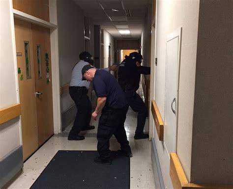 Suffolk County Police Department Holds Active Shooter Drill At