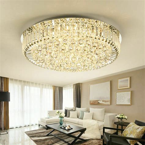Luxury Living Room Modern Crystal Ceiling Light Led Bedroom Chandelier