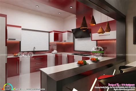Dining Kitchen Interior Designs Kerala Home Design And