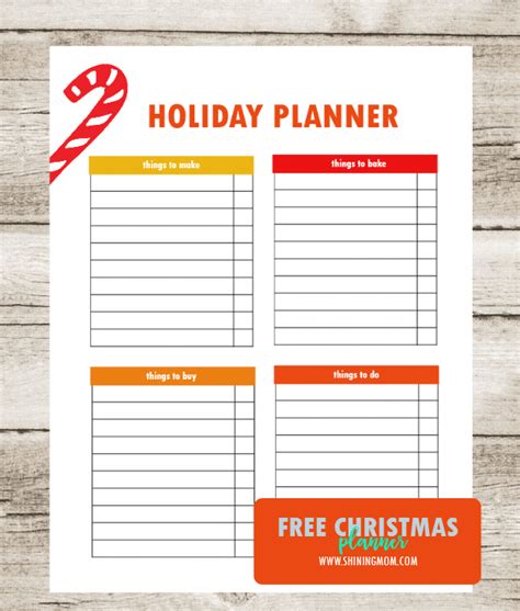 Christmas Planner Free Printables