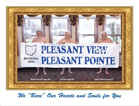 Senior Home Residents Pose Nearly Nude For Charity Calendar