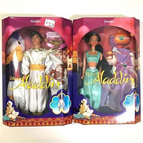 Vintage Mattel Walt Disney Aladdin Princess Jasmine Barbie Doll Set Hot Sex Picture