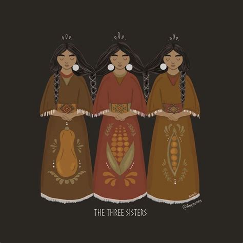 The Three Sisters Native American Folklore By Anetteprs Illustrations